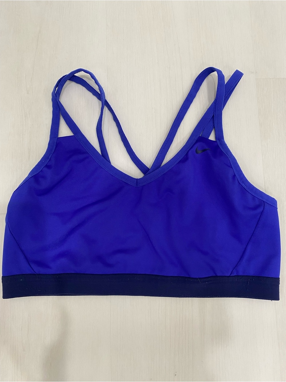 Nike dry - fit Blue-Violet Double Strap Sports Bra